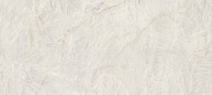 Porcelain white surface with subtle crystallises patterns in 6mm in stock in Edmonton Western Canada