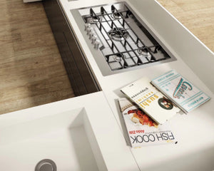 Porcelain slabs for backsplashes, countertops, showers, bathroom walls, fireplaces, feature walls, washbasins, custom furniture, high traffic flooring and facades.