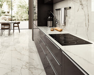 With NSF and LEED certifications, the fine porcelain is a superb option for custom kitchen countertops for both residential and commercial applications. The supplier is in Alberta, Canada. 