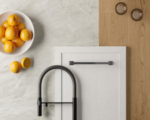 Porcelain slabs for backsplashes, countertops, showers, bathroom walls, fireplaces, feature walls, washbasins, custom furniture, high traffic flooring and facades.