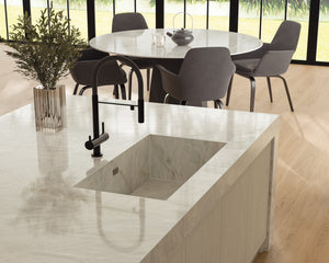 Porcelain slabs for backsplashes, countertops, showers, bathroom walls, fireplaces, feature walls, washbasins, custom furniture, high traffic flooring and facades.