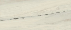 Porcelain marble look with gray veins on a beige background 6mm polished in stock in Edmonton Western Canada