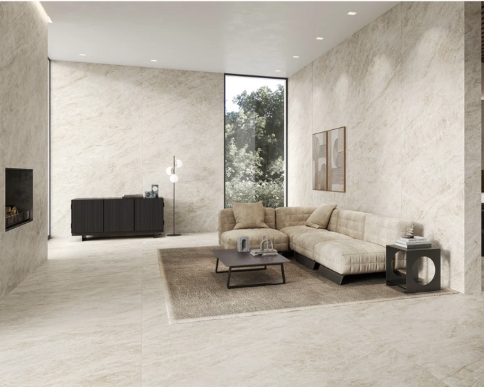 Taj Mahal Endless:  Polished Porcelain 6mm