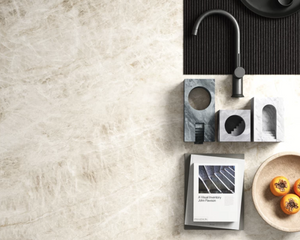Porcelain slabs for backsplashes, countertops, showers, bathroom walls, fireplaces, feature walls, washbasins, custom furniture, high traffic flooring and facades.
