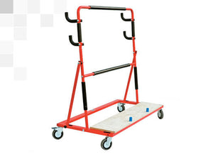 Montolit Goal Evo Transport Cart with a large format tile on the bottom right side of the frame of the cart.